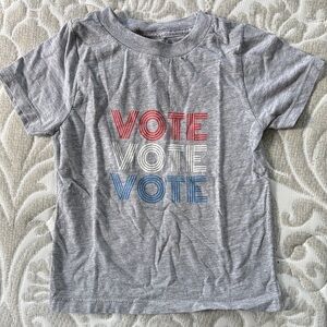 Kids Gray Vote Graphic T-Shirt